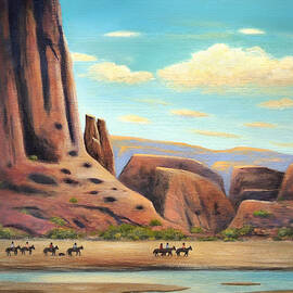 Navajo Riders by Gordon Beck