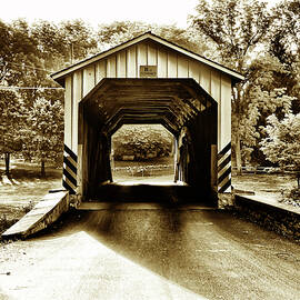 Neff's Mill Covered Bridge - Lancaster County Pa. by Bill Cannon