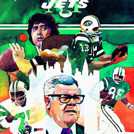 New York Jets 1973 Yearbook by Big 88 Artworks