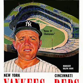 New York Yankees 1961 World Series Program by Big 88 Artworks
