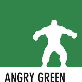 No22 My Minimal Color Code poster Hulk by Chungkong Art