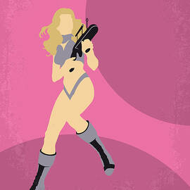 No631 My BARBARELLA minimal movie poster by Chungkong Art