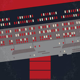 No679 My The Poseidon Adventure minimal movie poster by Chungkong Art