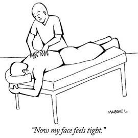 Now my face feels tight by Maggie Larson