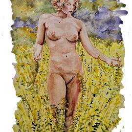 Nude In Field