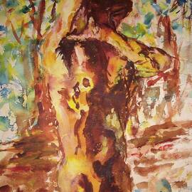 Nude in the Park by John Carroll