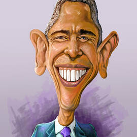 Obama Caricature by Anthony Mwangi