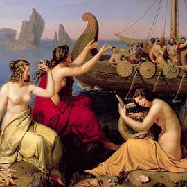 Odysseus and the Sirens by Alexander Bruckmann