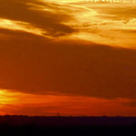 Oklahoma Sunset by Larry Keahey