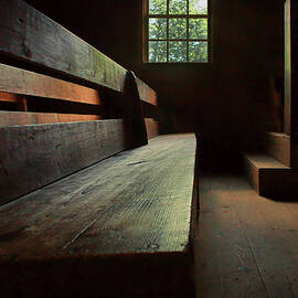 Old Church - Pew by Nikolyn McDonald