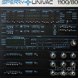 Old Classic Early Computer Sperry Univac 1100/80 by Edward Fielding