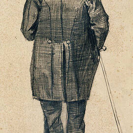 Old Man in a Tailcoat from Back, 1882 by Vincent Van Gogh