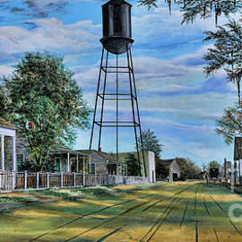 Old Times Louisiana Mural Breaux Bridge  by Chuck Kuhn