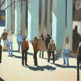 Out for a walk with shadows number two by Tate Hamilton