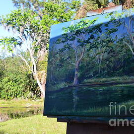 Painting Croton Pond by AnnaJo Vahle