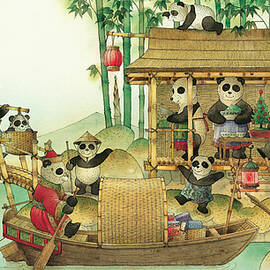 Pandabears Christmas 03 by Kestutis Kasparavicius