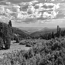 Panoramic view of the Lassen Volcanic National Park by Lyuba Filatova