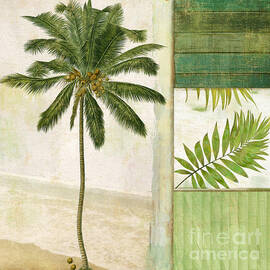 Paradise II Palm Tree by Mindy Sommers