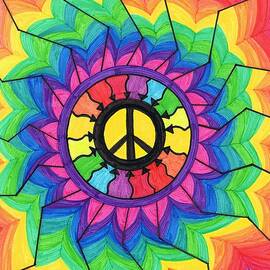 Peace Mandala by Cheryl Fox