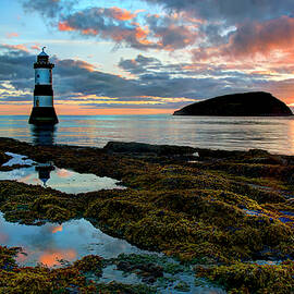 Penmon Lighthouse Anglesey by Mal Bray