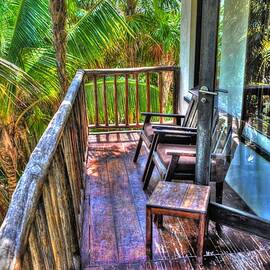 Playa Selva Cabana Balcony by Randy Aveille