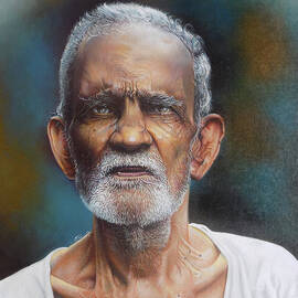 Portrait Of A Grandfather by Asp Arts