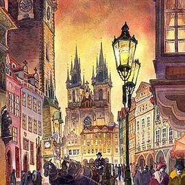 Prague Old Town Squere by Yuriy Shevchuk