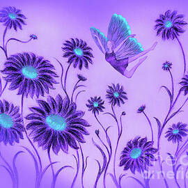  Purple Dream - Dancing with Daisies by Yoonhee Ko