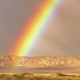 Rainbow Over Mesquite Dunes