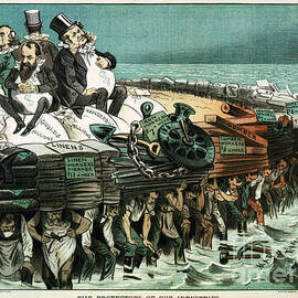Robber Barons Crushing Workers by Science Source