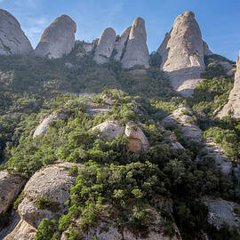 Rock Formations Montserrat Spain