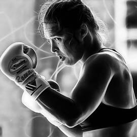 Ronda Rousey Fighter by Marvin Blaine
