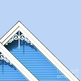 Rooftop detail with decorative fretwork by Jane Rix