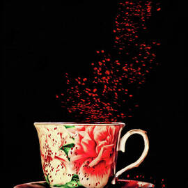 Rosehip Tea Art by Georgiana Romanovna