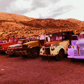 Row of rusting history by Jeff Swan