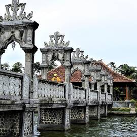 Royal Gardens Bridge - Benoa, Bali by Barbara Ebeling