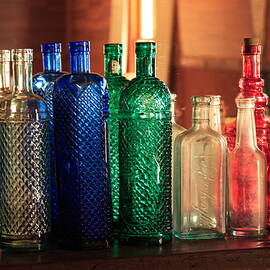 Saloon bottles by Toni Hopper