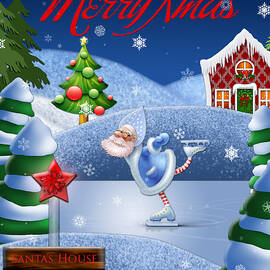 Santa's House - North Pole English Text  by Maggie Terlecki