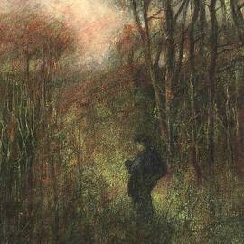 Self Portrait with Landscape by David Ladmore