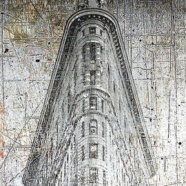 Silver Flatiron Building by Tony Rubino