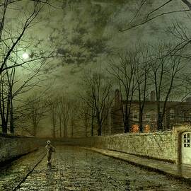 Silver Moonlight by John Atkinson Grimshaw