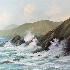 Skellig Waves by Cathal O malley
