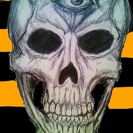 Skull  5 by Mark Bradley
