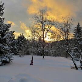 Snow Day Sunset