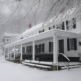 Snow Storm at Valley Green Inn by Bill Cannon