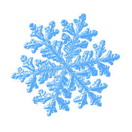 Snowflake vector - Hyperion white by Alexey Kljatov