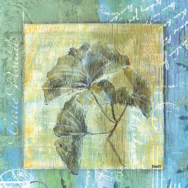 Spa Gingko Postcard  2 by Debbie DeWitt