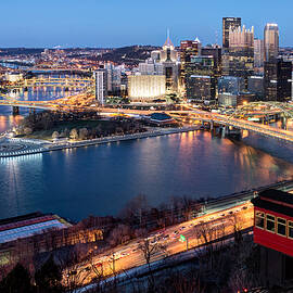 Spring Evening at the Duquesne Incline by Matt Hammerstein