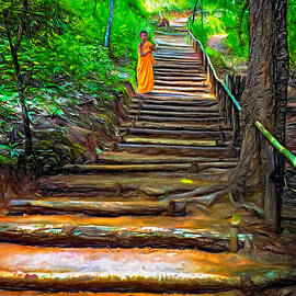 Stairway to Heaven - Paint by Steve Harrington