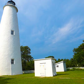 Storm Approaching Over Ocracoke Lighthouse